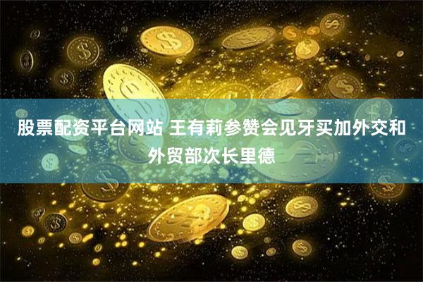 股票配资平台网站 王有莉参赞会见牙买加外交和外贸部次长里德